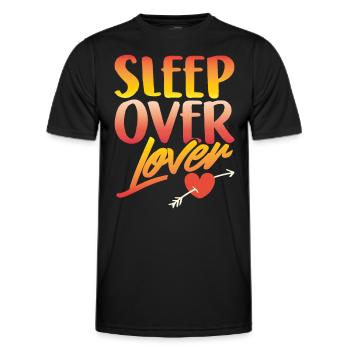 Nuitée des amoureux Nuitée - T-shirt sport Homme - noir - Devant - AI Model Male 178 dark (178cm)