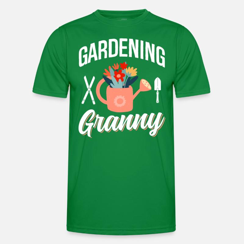 Gartenarbeit Oma Gärtnerin Garten Großmutter Männer Funktions-T-Shirt