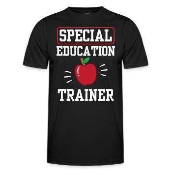 Formateur en éducation spécialisée Enseignant Éducation spécialisée - T-shirt sport Homme - noir - Devant - AI Model Male 178 dark (178cm)