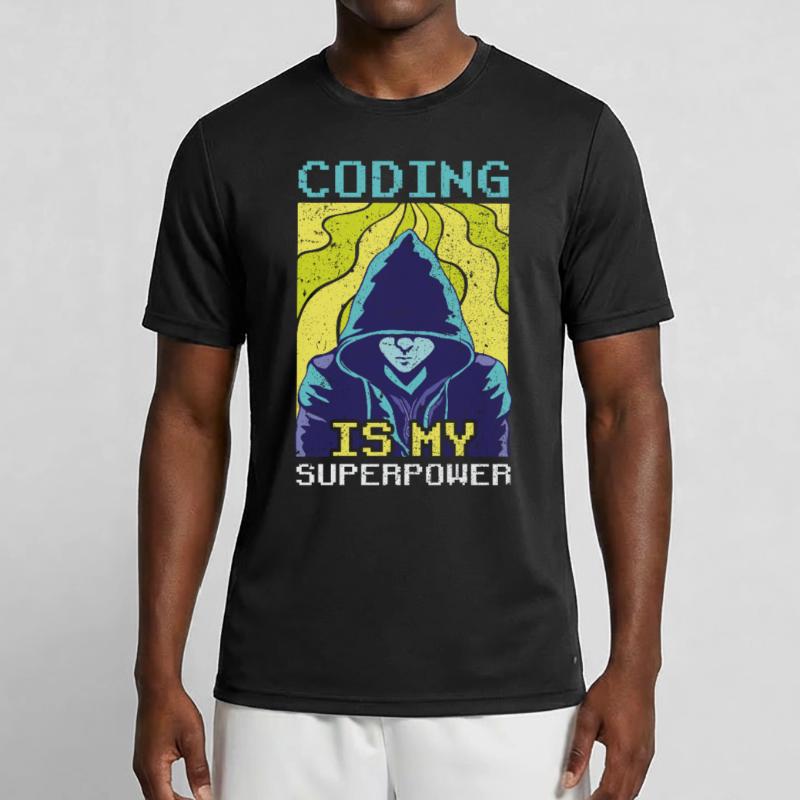 Coding Ist Meine Superkraft Coder Programmierer Männer Funktions-T-Shirt
