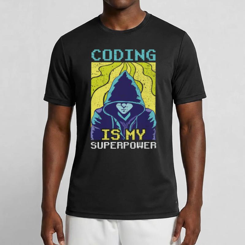 Le codage est mon programmeur codeur superpuissant T-shirt sport Homme