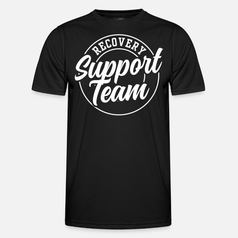 Recovery Support Team - Men's Functional T-Shirt - black