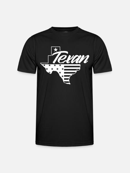Texas Texas Pride Sayings - Men's Functional T-Shirt - black