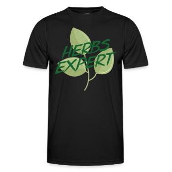 Herb Expert Herb Herb Jardin Herbe Herbe - T-shirt sport Homme - noir - Devant - AI Model Male 178 dark (178cm)