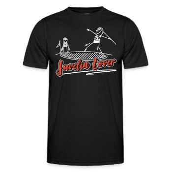 Speerwerfen Liebhaber Speer Speerwurf Speerwerfer - Männer Funktions-T-Shirt - Schwarz - Vorne - AI Model Male 178 dark (178cm)