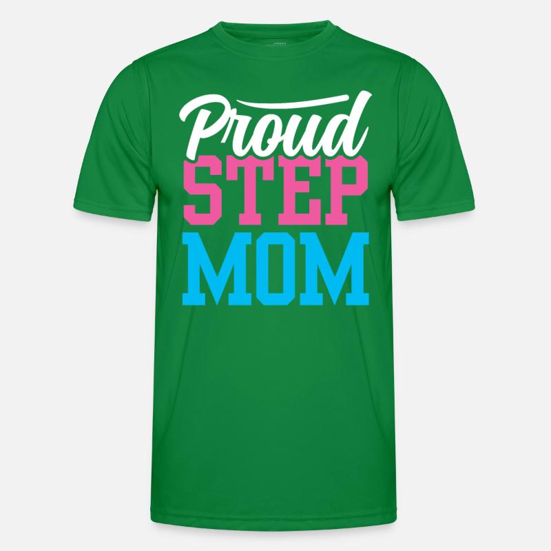 Stolze Stiefmutter Ziehmutter Pflegemutter Kind Männer Funktions-T-Shirt