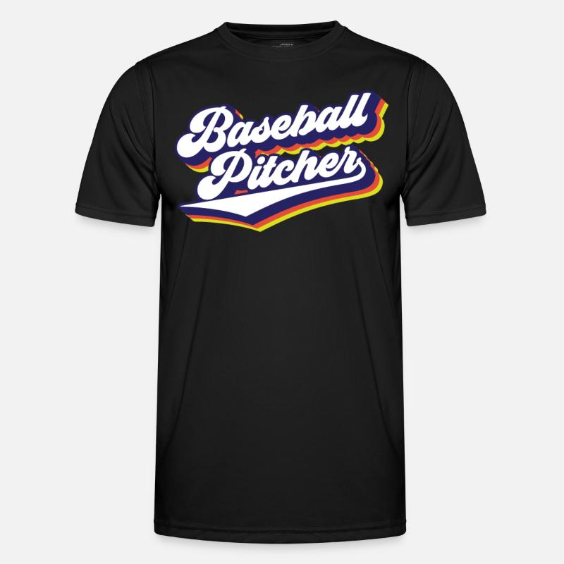 Baseball Pitcher Hobby Pitcher Player - Men's Functional T-Shirt - black