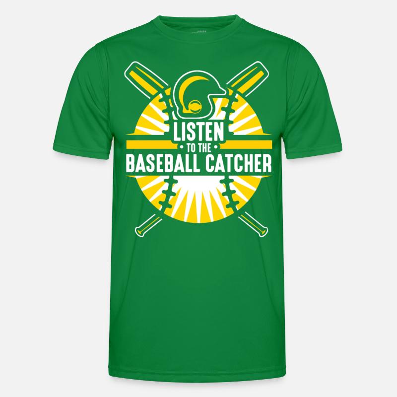 Écouter le receveur de baseball Hobby T-shirt sport Homme