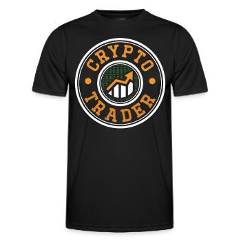 Crypto Trader Trading Crypto Trader Trade - T-shirt sport Homme - noir - Devant - AI Model Male 178 dark (178cm)