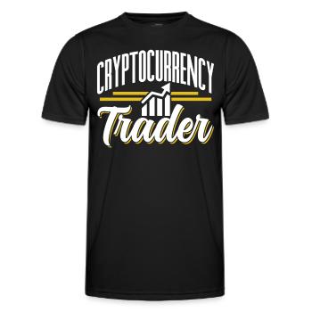 Trader de crypto-monnaie Crypto Trader - T-shirt sport Homme - noir - Devant - AI Model Male 178 dark (178cm)