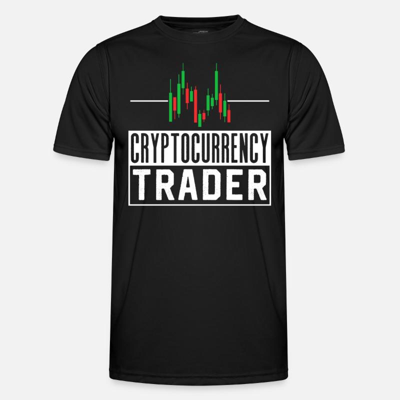 Kryptowährungs Händler Trader Krypto Crypto - Männer Funktions-T-Shirt - Schwarz