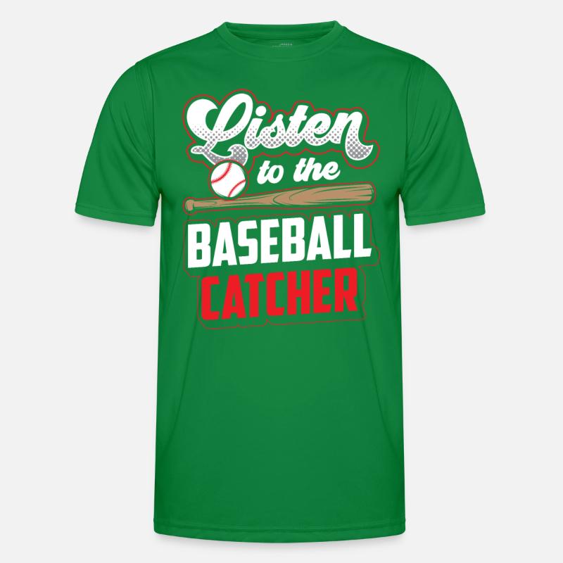 Écouter le receveur de baseball Hobby T-shirt sport Homme