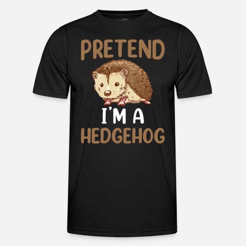 Stell Dir Vor Ich Bin Ein Igel Haustier Süß - Männer Funktions-T-Shirt - Schwarz