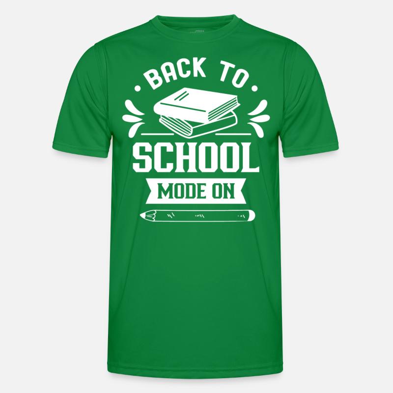 Schulanfang Modus Ein Schule Lehrer Schulstart Männer Funktions-T-Shirt