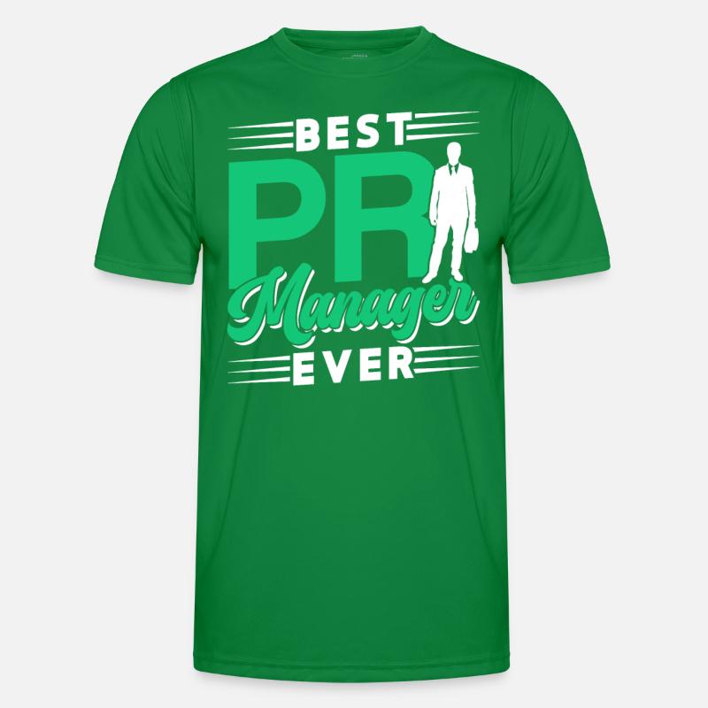 Bester Pr Manager Überhaupt Beruf Public Relations Männer Funktions-T-Shirt
