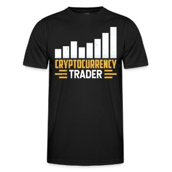 Crypto-Trader Crypto Trader Crypto - T-shirt sport Homme - noir - Devant - AI Model Male 178 dark (178cm)