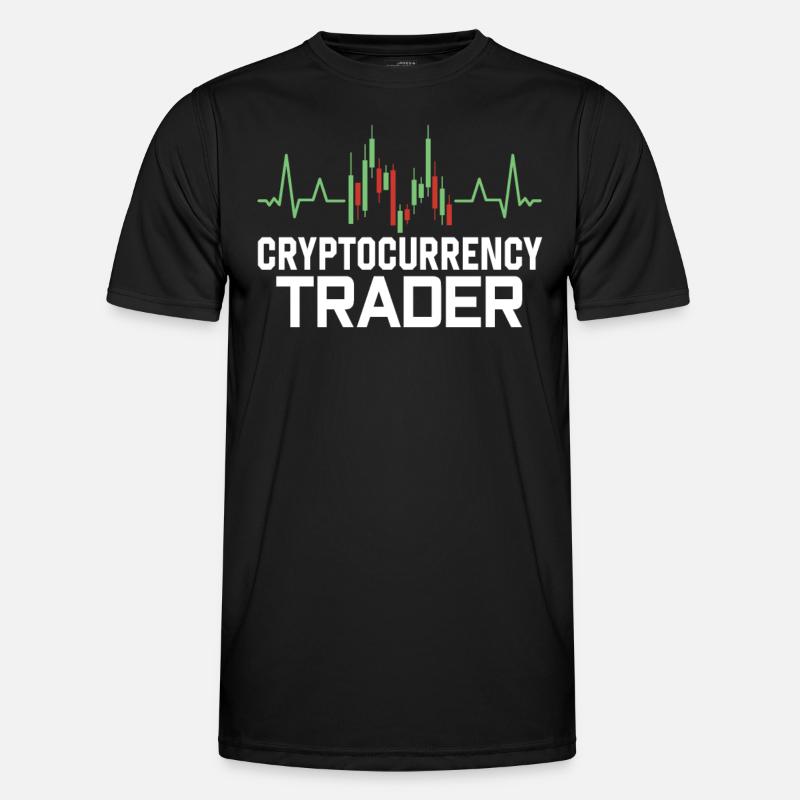 Cryptocurrency Trader Crypto Crypto Trader - Men's Functional T-Shirt - black