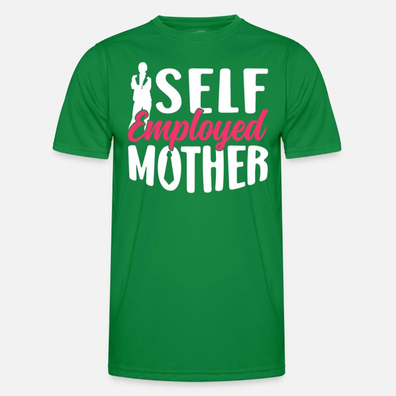 Selbstständige Mutter Freelancer Selbstständig Männer Funktions-T-Shirt