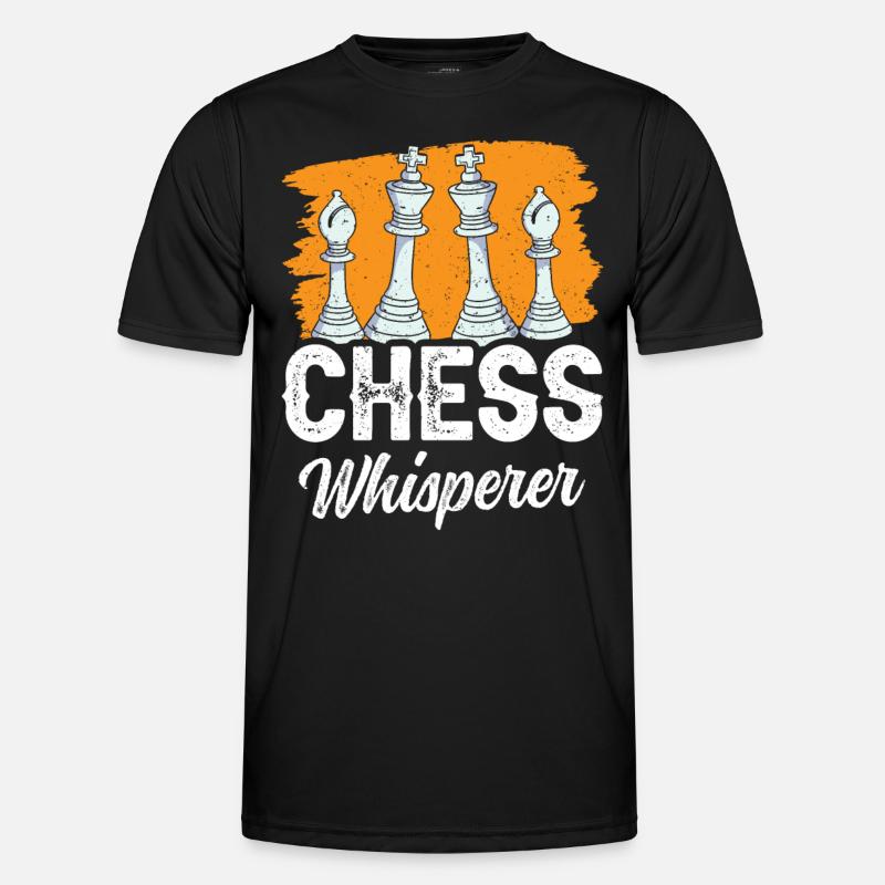 Schachflüsterer Schach Flüsterer Schachspieler - Männer Funktions-T-Shirt - Schwarz
