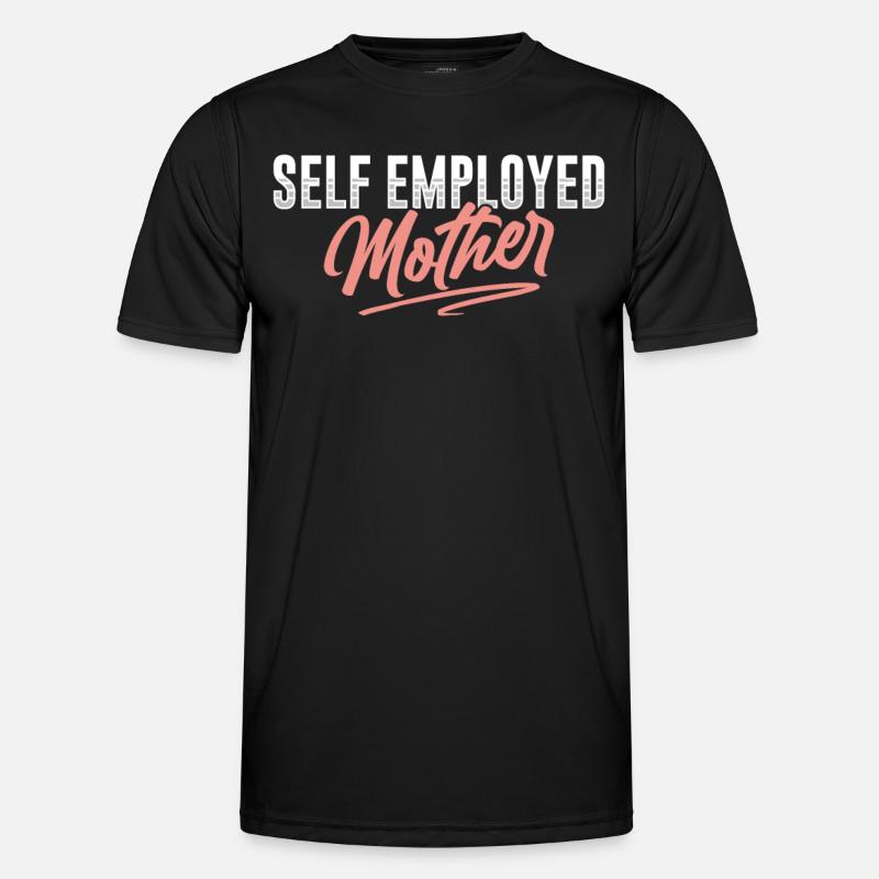 Selbstständige Mutter Freelancer Selbstständig Männer Funktions-T-Shirt