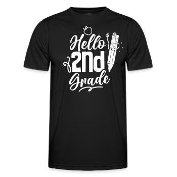 Allô 2ème classe deuxième classe deuxième classe - T-shirt sport Homme - noir - Devant - AI Model Male 178 dark (178cm)