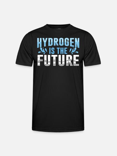 L’hydrogène est l’élément d’avenir L’hydrogène - T-shirt sport Homme - noir