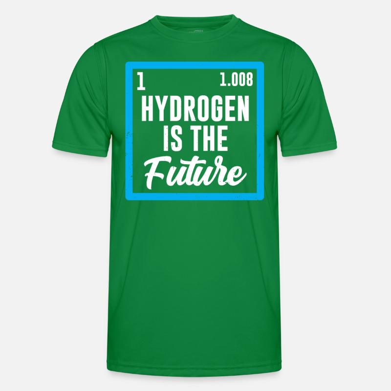 Wasserstoff Ist Die Zukunft Hydrogen Element Männer Funktions-T-Shirt
