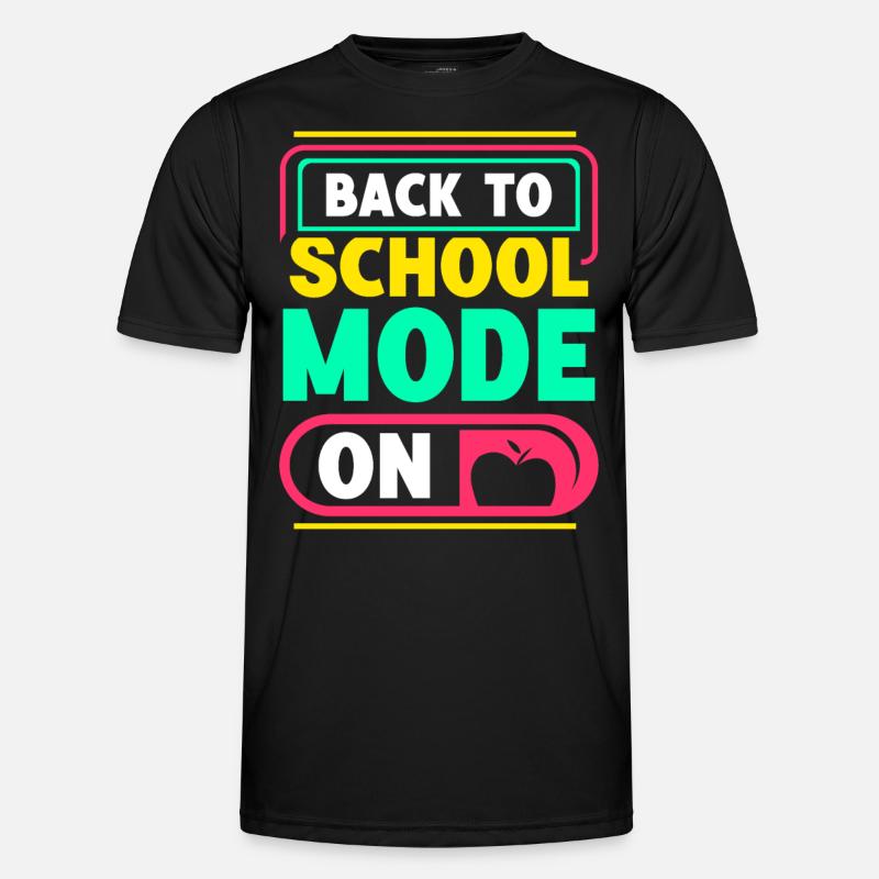Schulanfang Modus Ein Lehrer Schule Schulstart Männer Funktions-T-Shirt