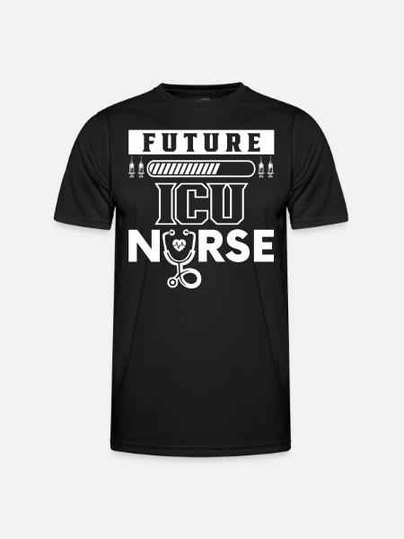 Future Intensive Care Nurse Training - Men's Functional T-Shirt - black