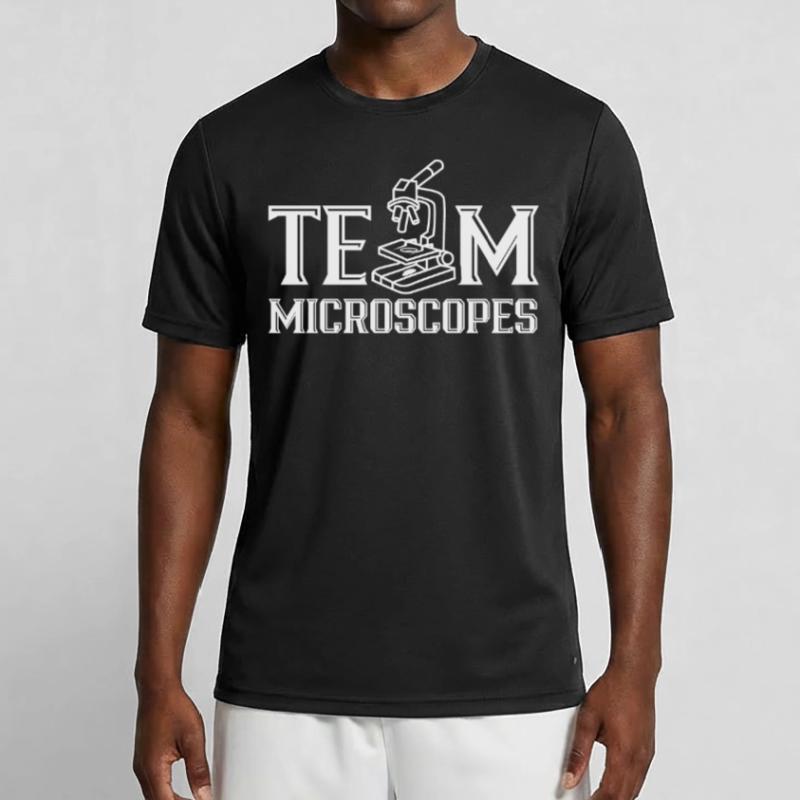 Équipe Microscopes Microscopes Microscope Dictons T-shirt sport Homme