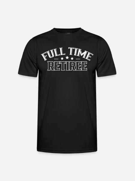 Gepensioneerd pensioen gepensioneerd pensioen - Functioneel T-shirt voor mannen - zwart