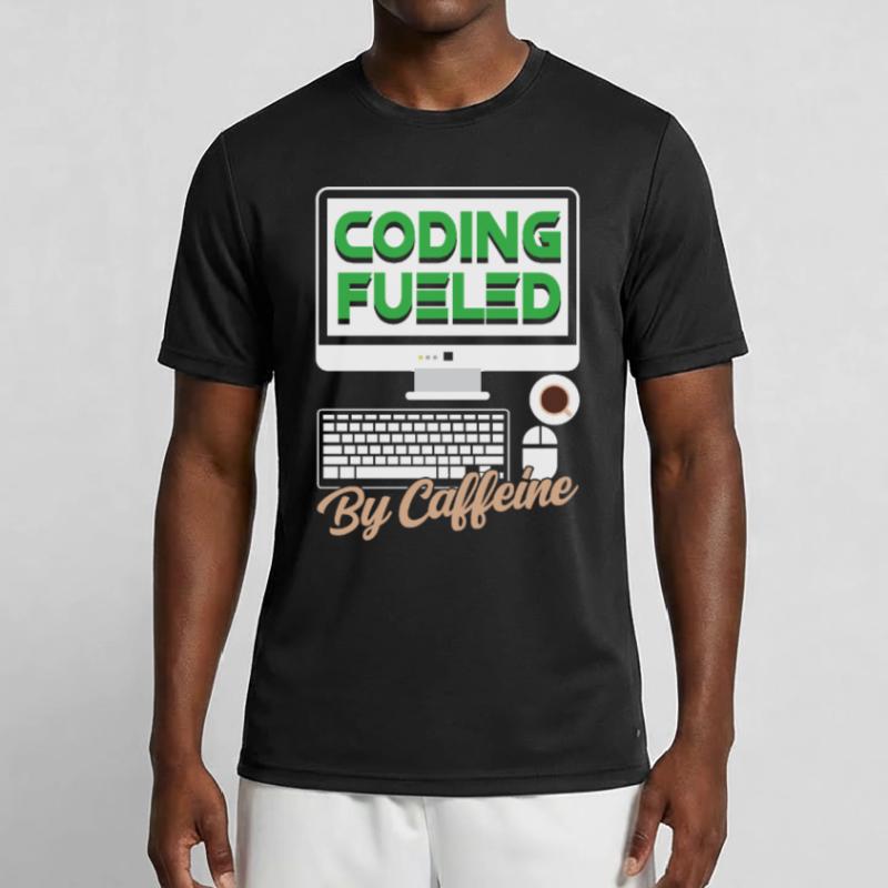 Programming powered by caffeine coding Men's Functional T-Shirt