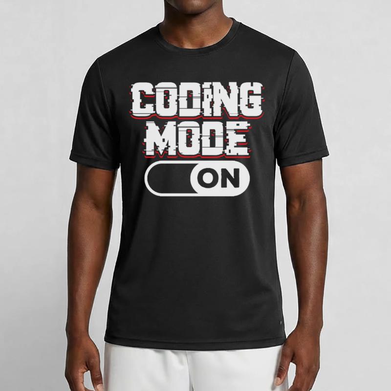 Programming Mode A Coding Coder Programmer Men's Functional T-Shirt