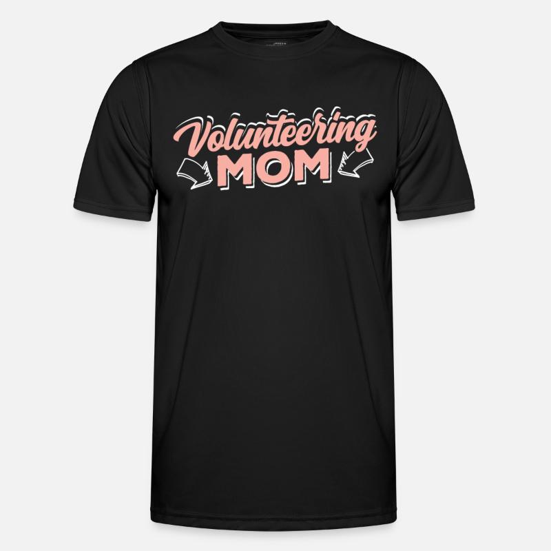 Ehrenamtliche Mutter Beruf Freiwillig Freiwilliger - Männer Funktions-T-Shirt - Schwarz