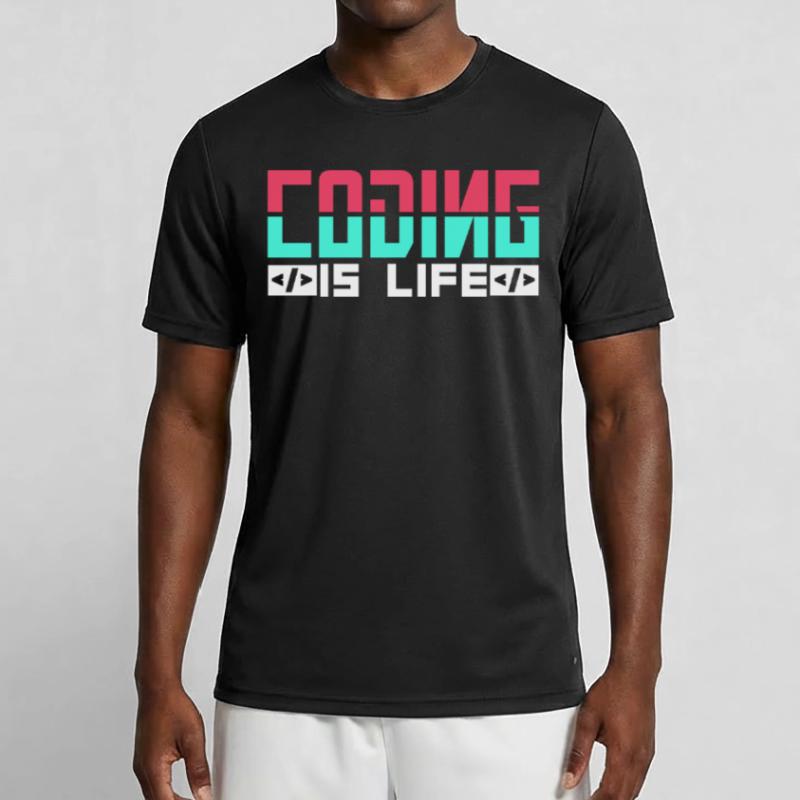 Le codage est un code de codeur programmeur de vie T-shirt sport Homme
