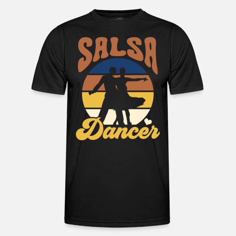 Salsa Dancer Dancing Hobby Dance - Men's Functional T-Shirt - black