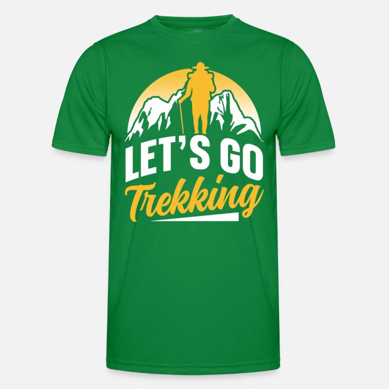 Partons trekking amateurs de randonnée randonneurs T-shirt sport Homme