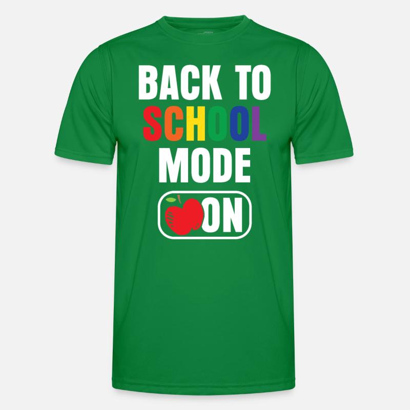 Schulanfang Modus Ein Schulstart Lehrer Schule Männer Funktions-T-Shirt