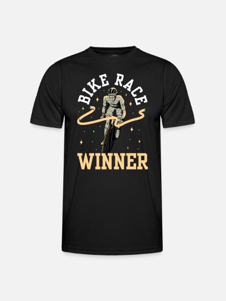 Winner of the cycling race Cycling race Cyclists - Men's Functional T-Shirt - black