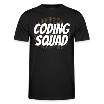 Coding Team Programmierer Programmieren Coder - Männer Funktions-T-Shirt - Schwarz - Vorne - AI Model Male 178 dark (178cm)