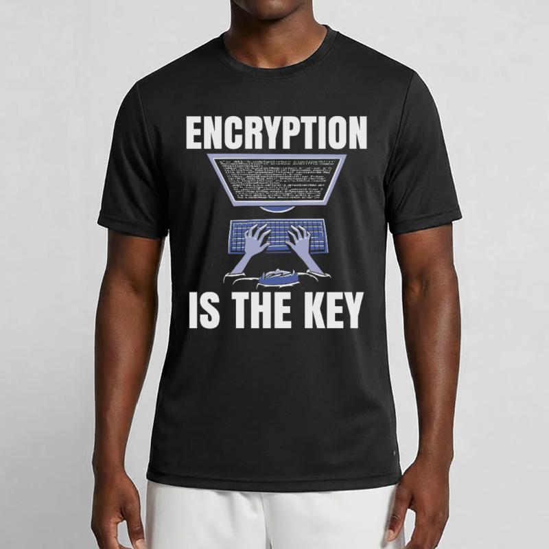Encryption is the key to coder coding Men's Functional T-Shirt