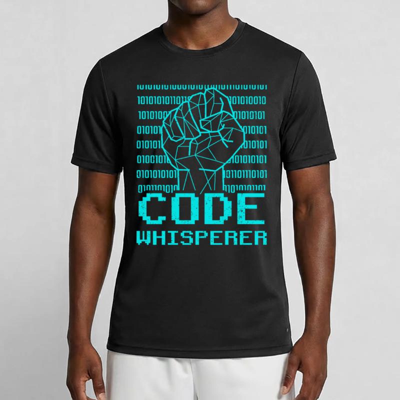 Code Whisperer Coding Coder Programmer Men's Functional T-Shirt