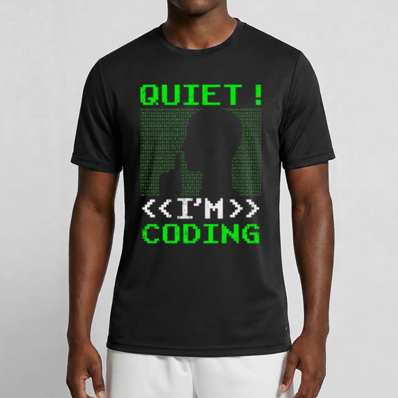 Programmation Silent I Programmation Codeur Programmation T-shirt sport Homme