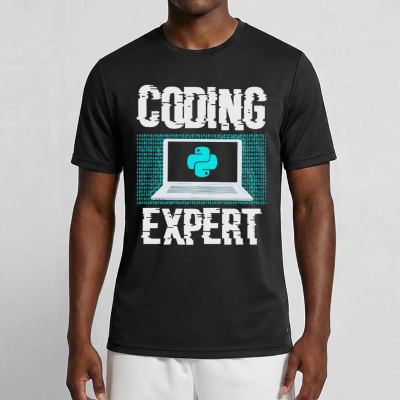 Coding Expert Coder Programming Programmer Men's Functional T-Shirt
