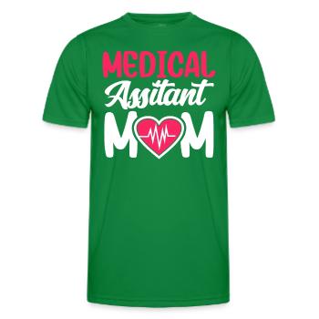 Medizinische Assistentin Mutter Medizinischer - Männer Funktions-T-Shirt - Kelly Green - Vorne - AI Model Male 178 dark (178cm)