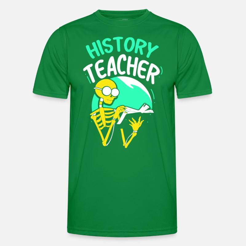Geschichtslehrer Lehrer Geschichte Beruf Männer Funktions-T-Shirt