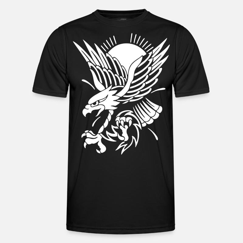 Eagle approaching - Men's Functional T-Shirt - black