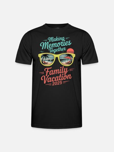 Family vacation 2025 - Men's Functional T-Shirt - black
