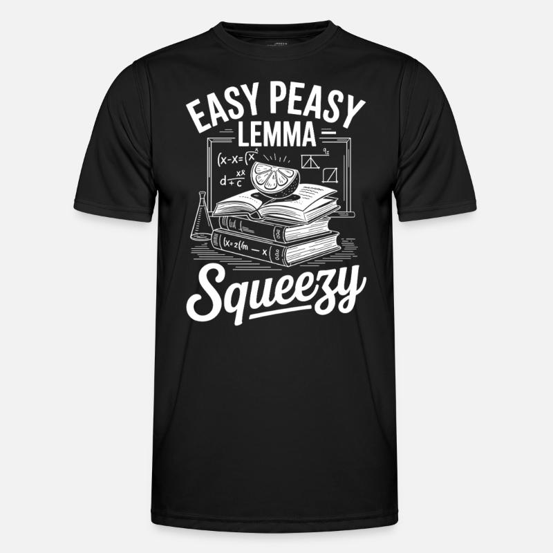 Easy peasy lemma squeezy - Men's Functional T-Shirt - black