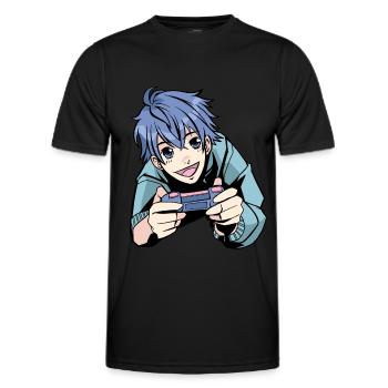Brawlen Jouer Brawl Gamer Jeu Jeu - T-shirt sport Homme - noir - Devant - AI Model Male 178 dark (178cm)